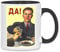wowshirt Tasse Sowjetunion Propaganda Poster Alkohol Vodka USSR CCCP Russland, Farbe:White - Black