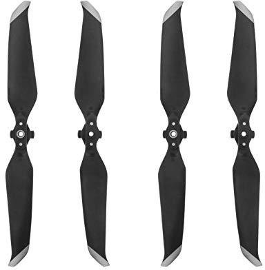 EMSea 2 Paare Propeller Kompatibel mit DJI Mavic AIR 2/2S Drohne Spitze Ger?uscharmer Schnellverschluss 7238F Silber