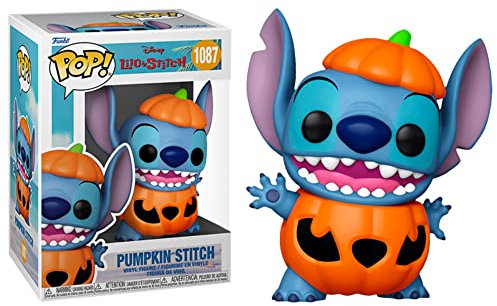 Funko Pop Disney Figuras Stitch Pumpkin #1087 Pop Exclusive Stitch