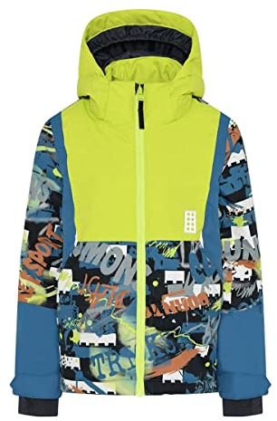 Lego Wear Unisex Lego Wear Unisex Skijacke Snowboardjacke Cool 12.000 Wassersäule Atmungsaktiv Lwjested 701 Regenjacke, 523, 110 EU