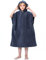 TOMEEK Handtuch Poncho mit Kapuzen Für Kinder Weich Strandponcho Teenager Surfponcho Badeponcho Strandtuch Bademantel mit Tasche Ideal Für Ferien, Schwimmen, Surfen, Strand, Bad(Grau)