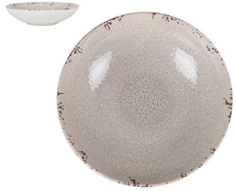 Plato Hondo La Mediterránea Etna Monaco Brillo (ø 21 x 5,3 cm) (ø 21 cm)