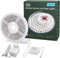 RGH Led Strip mit Bewegungsmelder, 5M Weiß Licht Senor Steifen Selbstklebend mit Timing-Funktion Für Schrank/Küche/Wohnzimmer/Schlafzimmer/Treppendekoration, 6000K