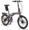 Licorne Bike Phoenix 2D 20 Zoll Aluminium Faltrad Klapprad Scheibenbremse Discbremse Faltfahrrad Herren Damen 7 Gang Kettenschaltung Folding City Bike Alu-Rahmen StVZO