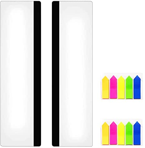 LRZCGB Memo Board, 2 Pieces Acrylic Monitor Sticky Note Holder