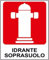 Cartello Idrante soprasuolo” in alluminio made in Italy
