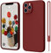 ElestBela iPhone 11 Pro Max Hülle Silikon Case, Hanyhülle iPhone 11 Pro Max Ultra Dünn Slim mit Microfiber, Kratzfeste Rundumschutz Case Schutzhülle Hülle für iPhone 11 Pro Max 6.5'' Rot
