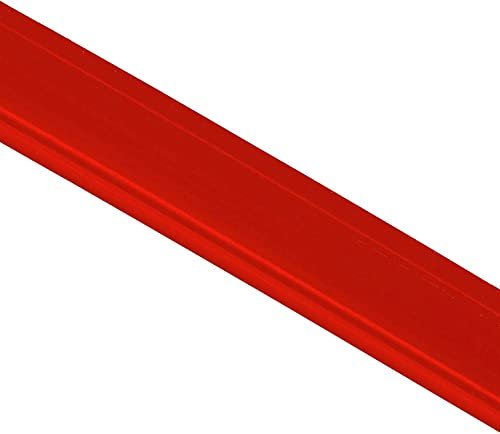 CR-MOESANCO® KIT Ruban cache-vis caravane 12 mm + Buse de montage pour protection de vis profilé camping-car (ROUGE)