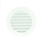 Kombi - Griglie Aerazione Plastica Foro Ventilazione Areazione Rotonda Incasso Protezione Insetti Bianco Sistema Aria Casa Tonda (Ø 75 mm)