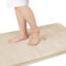 Yimobra Badematte rutschfest, 90 x 60 cm, Super Wasseraufnahme, Dick, Maschinenwaschbar, Leicht zu Trocknen Badezimmerteppich – Beige