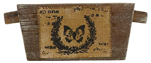 Abaodam 1stk Eimer Für Blumenarrangements Whisky-pflanzgefäß Aus Holz Fasspflanzer Ländliche Rustikale Vase Bauernblumenkübel Holzeimer Pflanzkisten Aus Holz Hölzern Verzinkt Stoff Kaktus