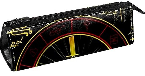 Bill Cipher Wheel Zodiac Stifttasche Schreibwaren Beutel Bleistift Tasche Kosmetiktasche Tasche Kompakte Reißverschlusstasche, multi, 5.5 ×6 ×20CM/2.2x2.4x7.9 in, Taschen-Organizer