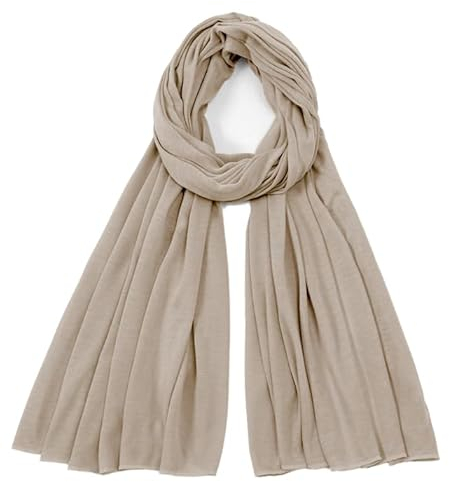 Van Der Rich ® - Einfarbiger Schal Weiche Stola 68cm*170cm - Damen (Taupe94)
