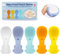 Cuillères Silicone Bébés & Adapt. Gourdes: Facile Nettoyer, Anti-Fuite, Idéal Aliments Bébés, Diverses Gourdes, 3 Mois, Lot 5
