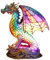 Baoblaze Tierlampe, gebeiztes Harzlicht, antike Lampe, Kunsthandwerk, Nachttischlampe, Schreibtischlampe, Nachtlicht, für Nachttisch, Zuhause, Arbeitszimmer, Drachen
