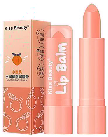 Cuidado de los labios, cosmética natural, bálsamo de melocotón, bálsamo hidratante, cuidado de labios, mascarilla hidratante, aceite de árbol de té, cuidado de los labios (rosa, talla única)