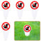 4 Stück Kein Hundeklo Schild Steckschild Groß 30 * 15cm Das Ist Kein Hundeklo Steckschild Schild Hunde Verboten Kacken für Saubere Wege Rasen Park Spielplatz