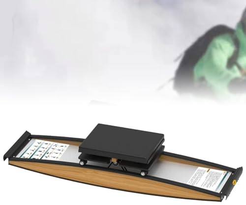 ZYJIX Ski-trainingsgerät, Snowboard, Heim-skimaschinen, Indoor-Simulation, Ski-Rudern, Aerobic-ausrüstung, Geeignet Für 3D-Crosstrainer