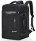 YOUNGOA Handgepäck 40x20x25 Reiserucksack Reisetasche für Ryanair Flugzeug mit LaptopFach 20L Pure Schwarz