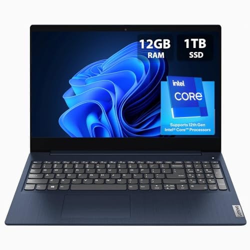 NEW IdeaPad Laptop 15.6 Inch 8GB RAM 1TB SSD Storage, 1080P HD Display, Intel Core i3, Full Size Keyboard, USB Type C, Windows 11
