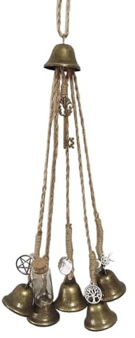 Campane per porta di casa, campanelle per porta, decorazione a , decorazione per streghe, con campane streghe, decorazione rustica, campanelle a , per la casa vintage, decorazione