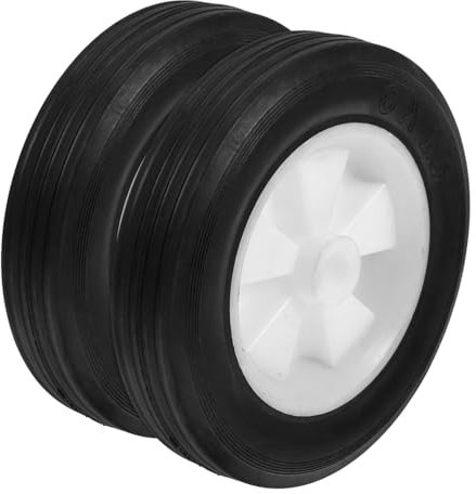 PAMINGONO 2 Stück Rasenmäher Rad Rasenmäher Rad Ersatz Rasentrimmer Rad Außenrad Generator Räder Rasentraktor Räder Rasen Räder Trimmer Gartengeräte Teile Rad Für Wagen Pp