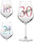 Personalised Birthday Wine Glass Gifts for Her Girl Women Bestie Wine Glass 18th 21st 30th 40th 50th 60th 70th 80th Any Age Party Present Idea