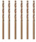 Misuyue 8% Cobalt Drill Bits, Metal Drill Bit Set 2mm, 6pcs HSS M42 Carbide Twist Drill Bit for Metal Stainless Hard Steel Aluminum, Wood Drill Bits