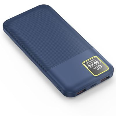 HOSHOM Power Bank 10000mAh, 22.5W Fast Charging Externe handyakkus (USB C Input & Output) PD 3.0 QC 4.0 für iPhone 16 15 14 13 12 X Pro Max