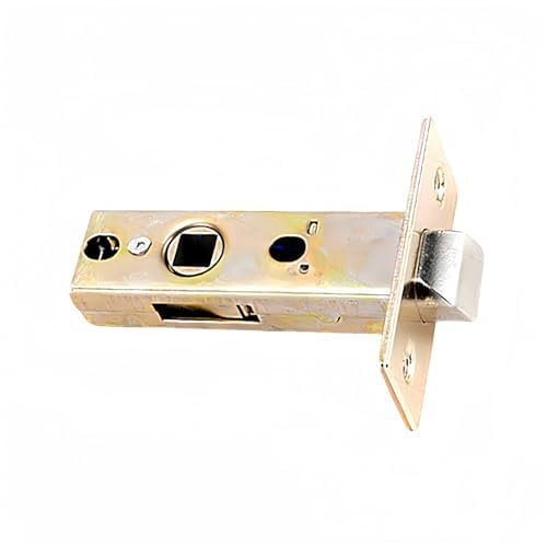 TOP-VIGOR 1Pcs 45mm Tubular Mortice Latch Lock with Door Stopper, Mute Door Latch Sprung for Internal Doors, Lever Door Handles