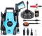 Pro-Kleen Pressure Washer Jet Power Wash Electric 1400W High Performance Cleaner With Accessories For Patio and Car, Portable For Cleaning Drives, Walls, Vehicles, Garden Furniture