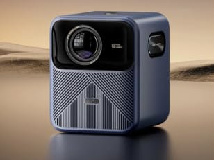 Wanbo Mozart 1 Pro Projector 2G+16G Android TV 11.0 Google Assistant Netflix 1080P DRM L1 Suppot 4K Beam Projector 900Ansi Dual Wifi (blue)