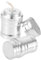 BESPORTBLE 1 Satz Mini-alkohollampe Lagerlampe Campingkocher Für Feste Brennstoffe Batteriebetriebene Lampe Solar- Garage Propan Tiki-fackel Laterne Gadgets Zelt Silver Aluminiumlegierung 2st