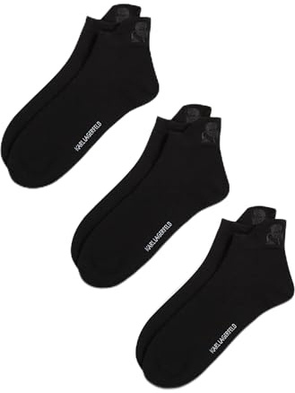 KARL LAGERFELD Herren K/Kameo Logo Sneaker Sock (3 Pack)