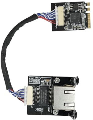 youyeetoo M.2 a Gigabit Wired NIC, Intel i226 2.5G Ethernet Server NIC, compatible con llaves M.2 B+M, llave M.2 A+E, para youyeetoo X1 (versión actualizada i225) (M.2 A+E, 20 cm)