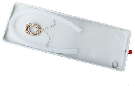 YZWZZXC Bac Condensat Clim, Récupération Bac de Vidange pour Climatiseur Portable, Moulé Monobloc, avec Drain et Tuyau de 200 Cm, pour Climatiseurs de Fenêtre et Mini-Splits(91cm/36in)