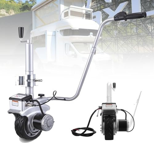 DéPlacement De Remorque éLectrique 2 270 Kg, Chariot De Remorque Motorisé Avec TéLéCommande, Remorque De Bateau Pour Caravane De Camping-Car