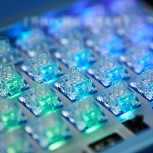 DTREELS Linearer leiser Tastaturschalter, vorgeschmiert, linearer Schalter, wasserdicht, staubdicht, für mechanisches Gaming, Barebones Cus Kit/Gamer