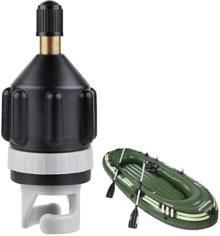Vxiwscy Pumpe Adapter Pumpenadapter Set für, Kajaks und Schlauchboote, Kompressor Adapter mit Ventiladapter aus PVC und Legierung, Ersatzteile für Stand Up Paddle Boards, Kanus und Schwimmboote