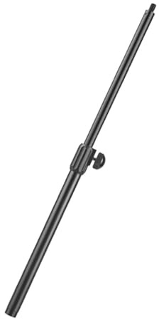 STOBAZA Extendable Microphone Pole Telescopic Boom Arm Metal Mic Stand Accessory with Screw for Stable Secure Installation