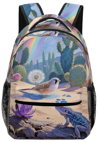 TFEDACVSS Zebra Finch Freizeitrucksack Tiere for Kids Schulranzen Travel Outdoor Teenager Daypack Für Grundschule Mittelschule GymnasiumOne Size