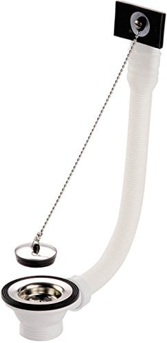 Nicoll 0204015 Bonde évier Bac trop plein Inox 556