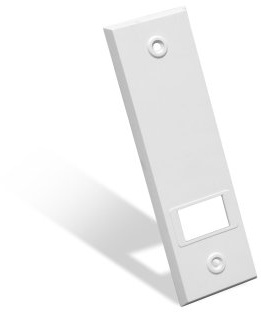 jarolift Placca Copriavvolgitore in Plastica, Distanza tra i Fori 134 mm, Bianco