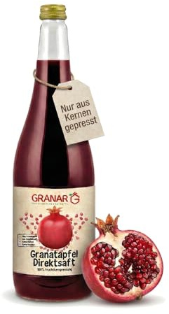 Granar 100% Granatapfel Direktsaft, naturtrüb, ungefiltert, 12x1 l