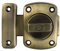 Amig - Goupille De Jante | 40x56 mm | Idéal Pour Les Portes Intérieures En Bois | Fermeture Cylindrique Rotative | Loquet Pour Salle De Bain, Chambre Ou Bureau | Boulon De Sécurité | Cuir Zamak