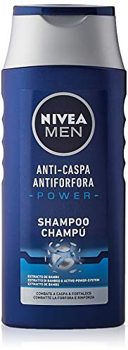 Nivea Men Anti-Schuppen Kraft-Shampoo, 6er-Packung (6 x 250 ml), tägliches Shampoo zur Schuppen-Behandlung für Männer, Anti-Schuppen-Shampoo, entfernt bis zu 100% der sichtbaren Schuppen