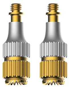 Hensych 2pcs Anti-Rutsch-Teleskop-Daumen-Rocker-Joystick-Griff für Mavic 2 Smart Controller, Fernbedienung Teleskop-Rocker-Ersatz, 0-4,5 mm skalierbar