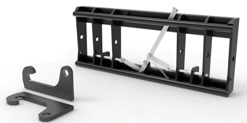 Joma-Tech Adapter von Radlader auf Euroaufnahme, Euroadapter (60x50x390mm) mechanische Verriegelung
