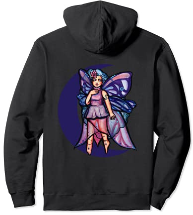 Purple Fairy MoonChild Violet Pullover Hoodie