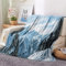 Chickw1 Kuscheldecke Flanell, 3D Landschaft Drucken Flanelldecke Wohndecke Warm Decke Flauschige TV-Decke Mikrofaserdecke Bettüberwurf Tagesdecke Sofadecke (Schnee Berg,180x240cm)